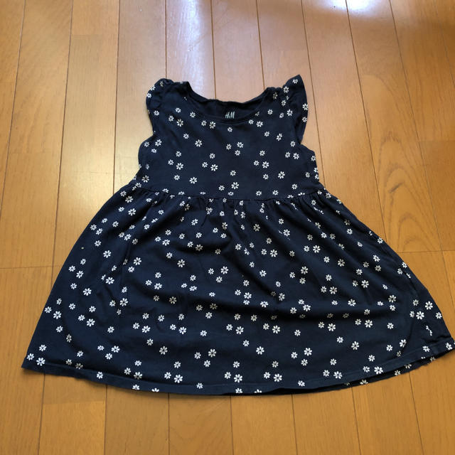 H&M(エイチアンドエム)のワンピース　H&M、キムラタン　2枚セット キッズ/ベビー/マタニティのキッズ服女の子用(90cm~)(ワンピース)の商品写真