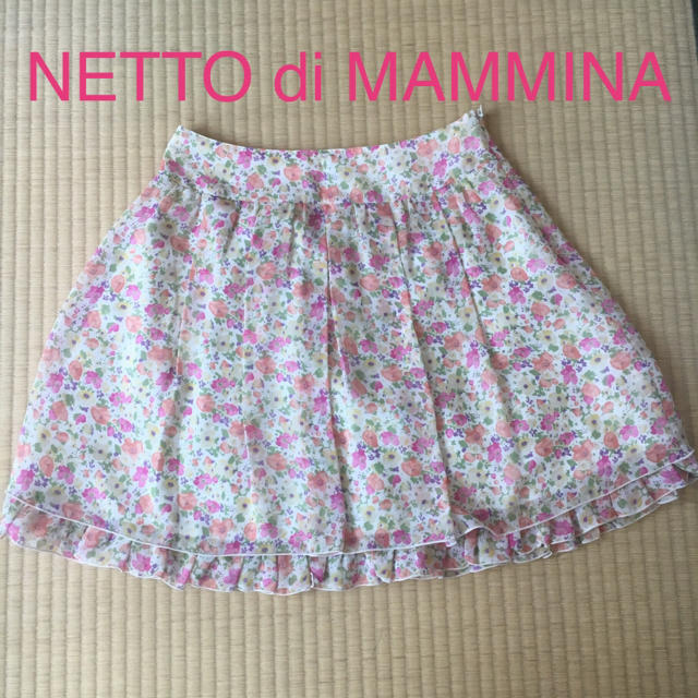 NETTO di MAMMINA(ネットディマミーナ)のネットディマミーナ 花柄スカート レディースのスカート(ひざ丈スカート)の商品写真