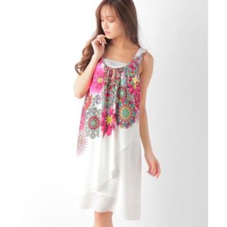 DESIGUAL - 新品 シフォンワンピース デシグアル タグ付きの通販 by