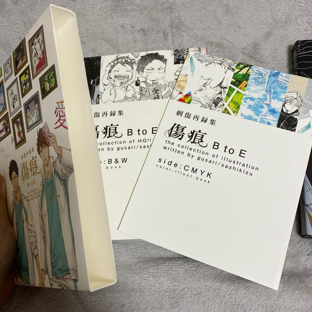 刺傷再録集セット　傷痕　BtoE エンタメ/ホビーの同人誌(ボーイズラブ(BL))の商品写真