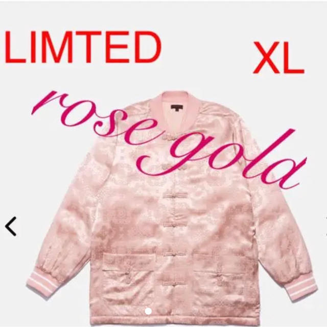 【CLOT】CHINESE SILK JACKET (rose gold)XL