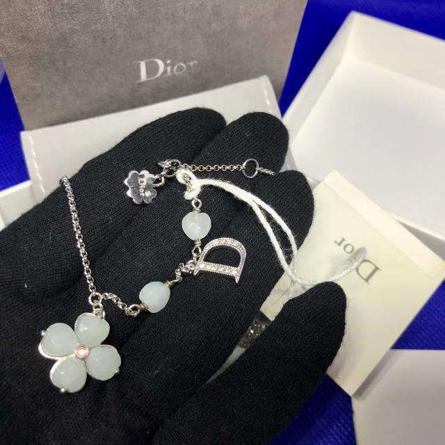 Christian Dior(クリスチャンディオール)のクリスチャンディオール・Dior☆お花のネックレスとリングset！未使用品 レディースのアクセサリー(リング(指輪))の商品写真