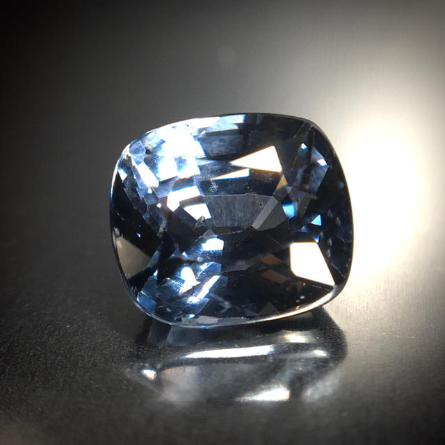 ”Steel Blue” 1.7ct UP 天然グレイッシュブルー スピネル レディースのアクセサリー(リング(指輪))の商品写真
