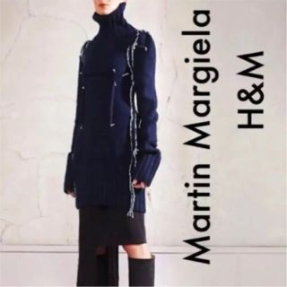 マルタンマルジェラ(Maison Martin Margiela)の希少品 マルジェラ × H&M コラボ タートルネック ニット ワンピース(ニット/セーター)