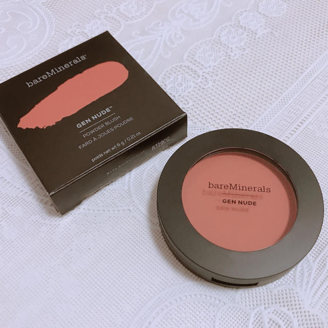 bareMinerals(ベアミネラル)の【最終値下げ・新品】bareMinerals  ジェンヌードパウダーブラッシュ コスメ/美容のベースメイク/化粧品(チーク)の商品写真