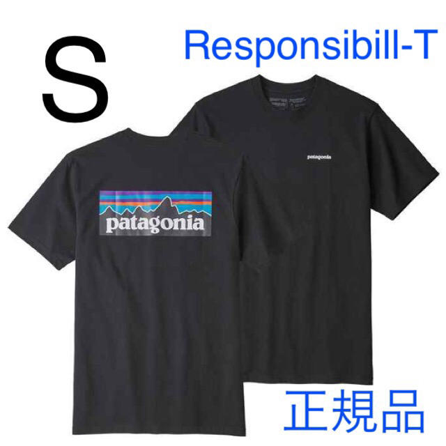 パタゴニア Tシャツ 人気Sサイズ 新品未使用品 Black