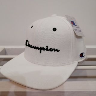 チャンピオン(Champion)のゆきさん専用白新品未使用送料無料(キャップ)