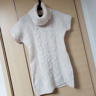 ユニクロ(UNIQLO)の美品 UNIQLO 子供 女の子 ウール ニット ワンピース 150～160cm(ニット)