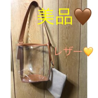 メゾンドリーファー(Maison de Reefur)の【美品‼️】LI  HUA クリアバッグ　Madison de Reefur(ショルダーバッグ)