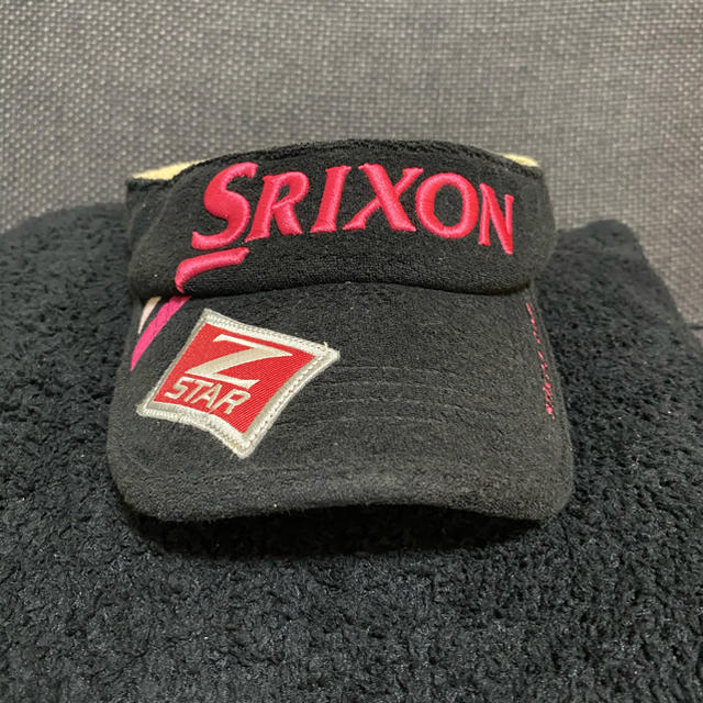 Srixon(スリクソン)のSRIXON スリクソン　サンバイザー　レディース メンズの帽子(サンバイザー)の商品写真