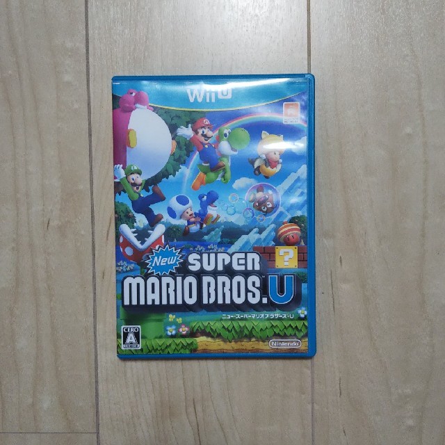 Wii U(ウィーユー)のwii u ソフト new super mario bros.U エンタメ/ホビーのゲームソフト/ゲーム機本体(家庭用ゲームソフト)の商品写真