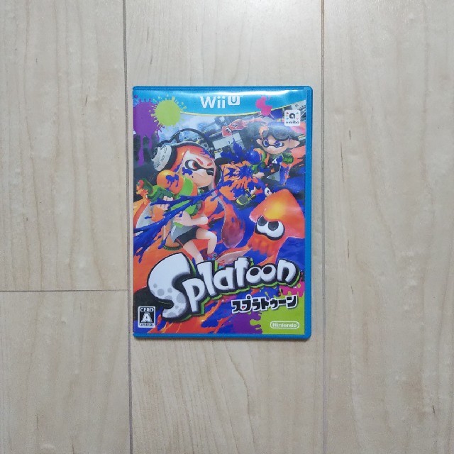 Wii U(ウィーユー)のwii uソフト splatoon  エンタメ/ホビーのゲームソフト/ゲーム機本体(家庭用ゲームソフト)の商品写真