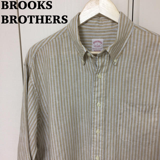 Brooks Brothers(ブルックスブラザース)のブルックスブラザーズ ストライプシャツ リネンシャツ BDシャツ メンズのトップス(シャツ)の商品写真