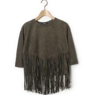 ベルシュカ(Bershka)のベルシュカ フリンジ tops♡(カットソー(長袖/七分))