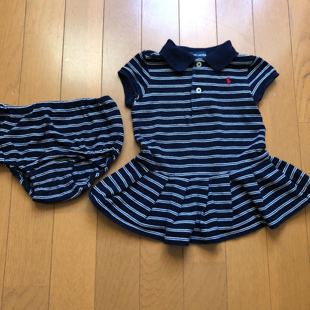 Ralph Lauren(ラルフローレン)のラルフローレン　ワンピース　80 キッズ/ベビー/マタニティのベビー服(~85cm)(ワンピース)の商品写真