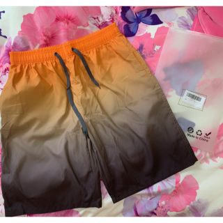 春夏 新品未使用 men's サーフパンツ 海パン コーヒーオレンジ  2XL(水着)