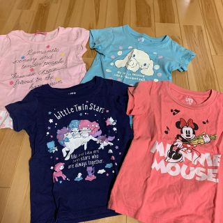 ユニクロ(UNIQLO)の100サイズTシャツ4枚組(Tシャツ/カットソー)