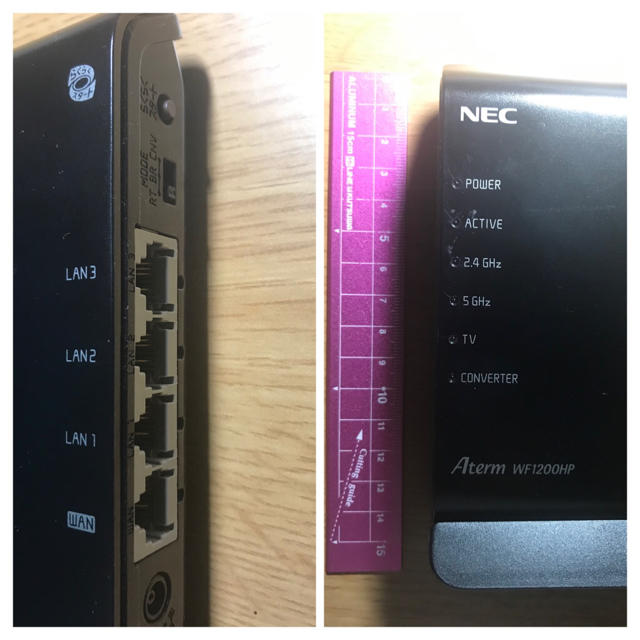 NEC(エヌイーシー)のルーター スマホ/家電/カメラのPC/タブレット(PC周辺機器)の商品写真