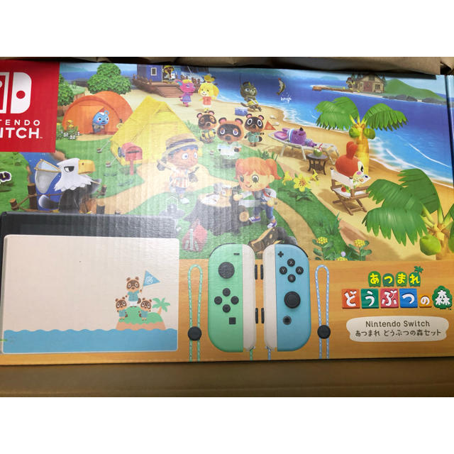 新品  Nintendo Switch 本体　あつまれどうぶつの森セット　同梱版新品未使用注意事項