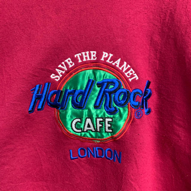 Hanes(ヘインズ)のhard rock cafeスウェット 刺繍 値下げ中！！ メンズのトップス(スウェット)の商品写真