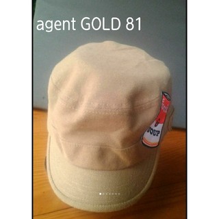 agent GOLD 81　状態良好　 ワークキャップ　ミルクティーブラウン(キャップ)