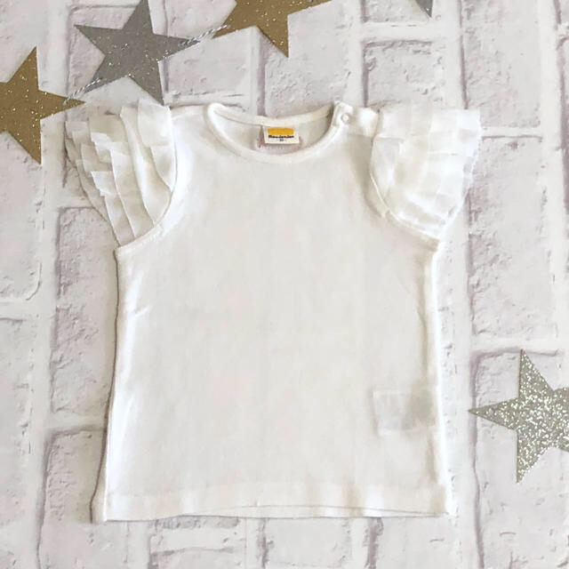 mou jon jon(ムージョンジョン)のmou jon jon  トップス kid's zoo フリルパンツ キッズ/ベビー/マタニティのベビー服(~85cm)(Ｔシャツ)の商品写真