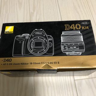 ニコン(Nikon)のNikon D40 入門一眼レフ(デジタル一眼)