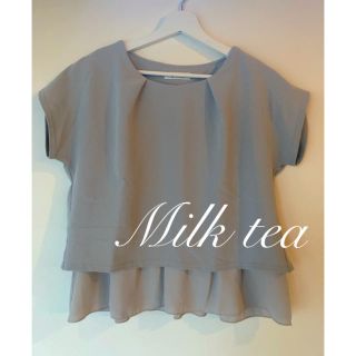 未使用✳︎Milk tea 授乳兼用マタニティ バックレース ブラウス(マタニティトップス)