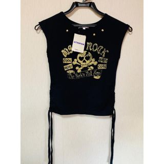 ニッセン(ニッセン)の【ニッセン】【新品タグ付き】ロックテイストスカルタンクトップ♪~120~(Tシャツ/カットソー)