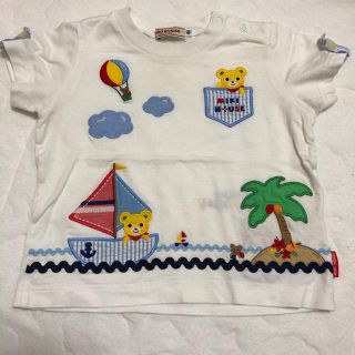 ミキハウス(mikihouse)のミキハウス MIKIHOUSE Tシャツ プッチー ワッペン 80(Ｔシャツ)