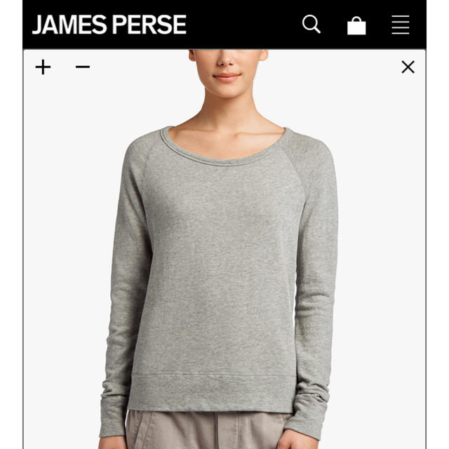 JAMES PERSE(ジェームスパース)のJAMES PERSE スウェット レディースのトップス(トレーナー/スウェット)の商品写真