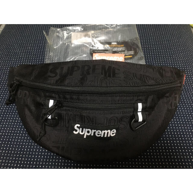 Supreme 19SS Waist Bag Black-