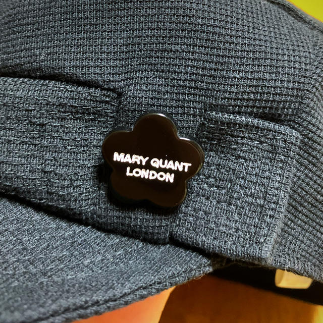 MARY QUANT(マリークワント)のマリークワント✿黒キャスケット(ほぼ新品) レディースの帽子(キャスケット)の商品写真