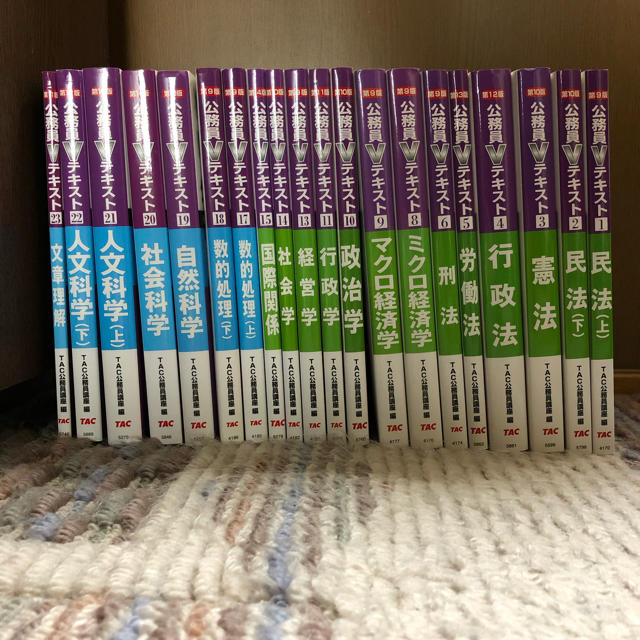 TAC 公務員試験対策テキスト - 語学・辞書・学習参考書