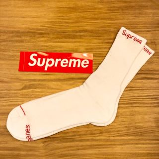 シュプリーム(Supreme)の【正規品・ステッカー付】Supreme Hanes ソックス 1足 ヘインズ(ソックス)