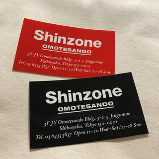 シンゾーン(Shinzone)のshinzone new sticker◎(しおり/ステッカー)