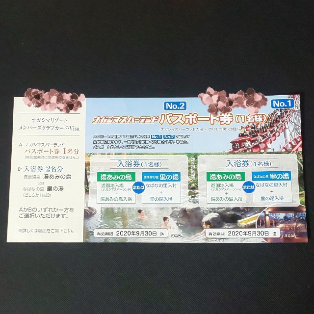 ナガシマスパーランド パスポート | littleitalypizzamemphis.com