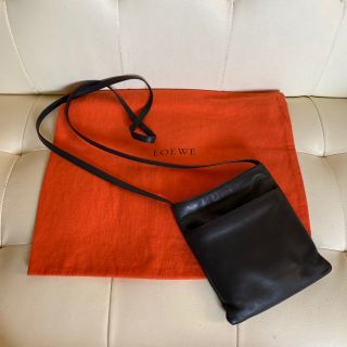 貴重　未使用　付属品　LOEWE オールド　ロエベ  ショルダー　バッグ　レザー