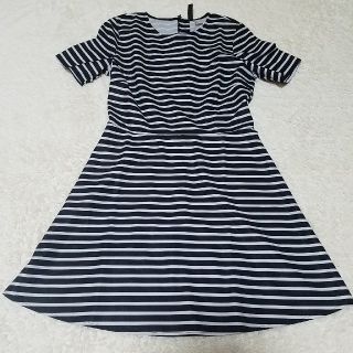 エイチアンドエイチ(H&H)の未使用☆H&M　ボーダーワンピース(ひざ丈ワンピース)