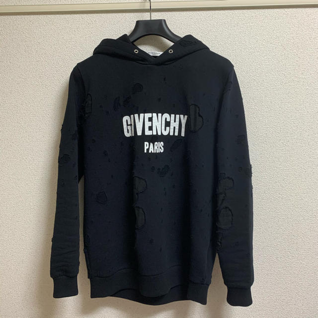 パーカーgivenchy デストロイ　パーカー　ジバンシー