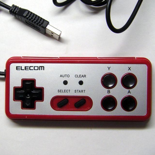 ELECOM(エレコム)のUSB ゲームパッド コントローラー スマホ/家電/カメラのPC/タブレット(PC周辺機器)の商品写真