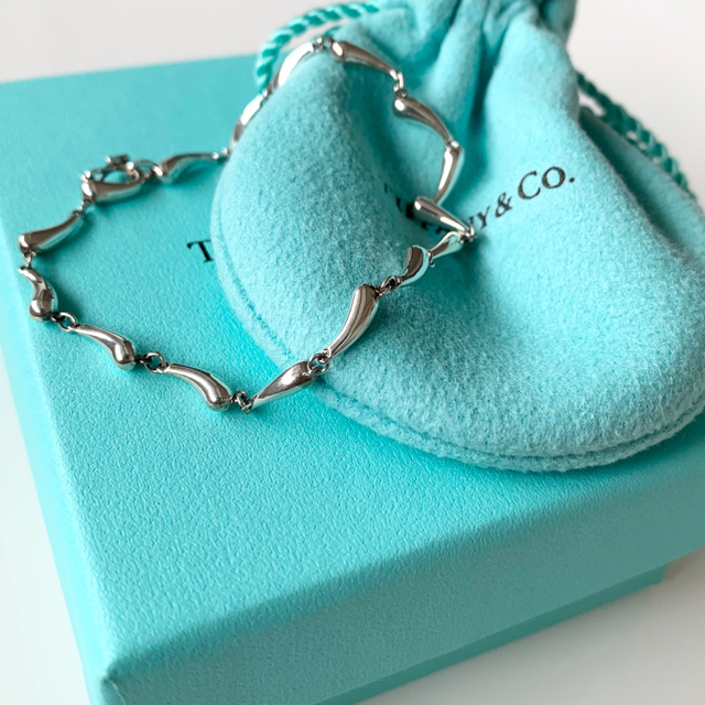 Tiffany ティアドロップ ブレスレット 18cm