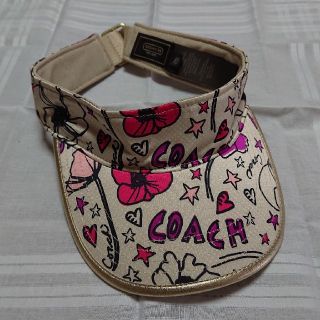 コーチ(COACH)のCOACH サンバイザー(キャップ)