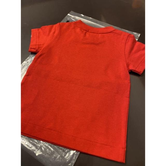 A BATHING APE(アベイシングエイプ)のA BATHING APE Tシャツ APE エイプ 赤 マイロ キッズ/ベビー/マタニティのベビー服(~85cm)(Ｔシャツ)の商品写真