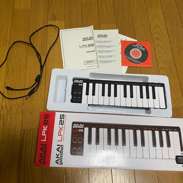 AKAI LPK25 MIDIキーボード 楽器のDTM/DAW(MIDIコントローラー)の商品写真