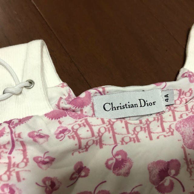Christian Dior(クリスチャンディオール)のディオール　タンクトップ　6才　4才　　姉妹お揃い キッズ/ベビー/マタニティのキッズ服女の子用(90cm~)(Tシャツ/カットソー)の商品写真