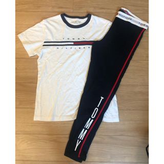 トミーヒルフィガー(TOMMY HILFIGER)の【売り切り価格！早い者勝ち！】トミーヒルフィガー★上下セット　Tシャツ　レギンス(その他)