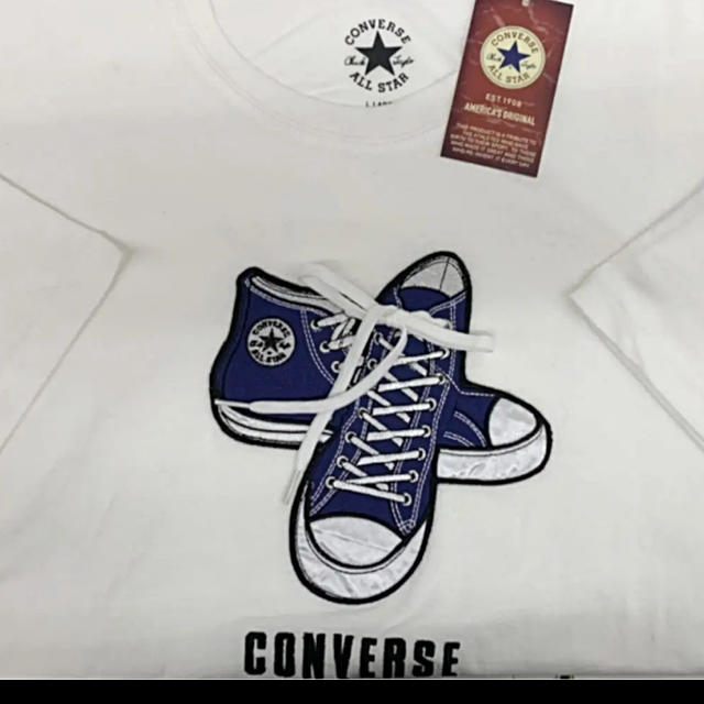 CONVERSE(コンバース)のCONVERSE ALL★STAR スニーカーTシャツ        LLサイズ メンズのトップス(Tシャツ/カットソー(半袖/袖なし))の商品写真