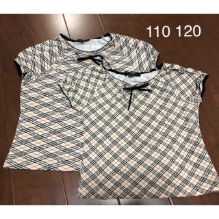 バーバリー(BURBERRY)のバーバリー　姉妹　お揃い　110 120(Tシャツ/カットソー)