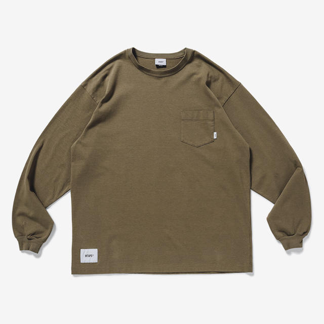 wtaps  20ss ロンT 03 オリーブ